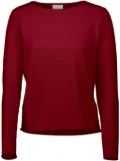 Allude slash-neck sweater - Red