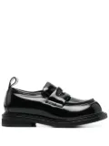 Moschino patent-leather loafers - Black