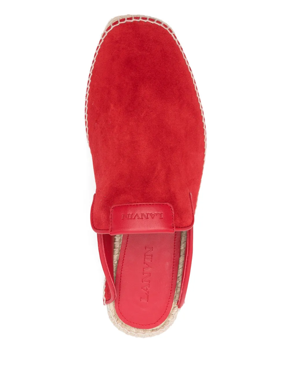 Lanvin suede espadrilles Red