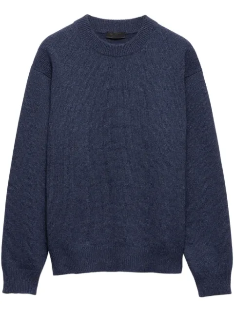 Prada logo-embroidered jumper 