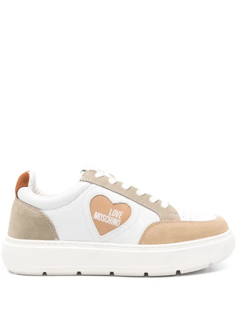 Love Moschino logo-print sneakers
