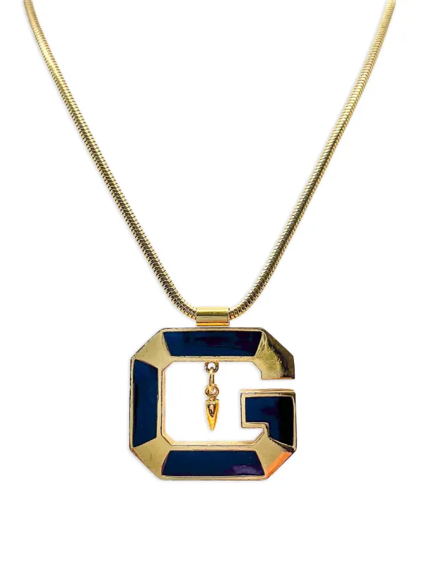 Givenchy Pre-Owned 1980s Gペンダント ネックレス | ゴールドトーン 