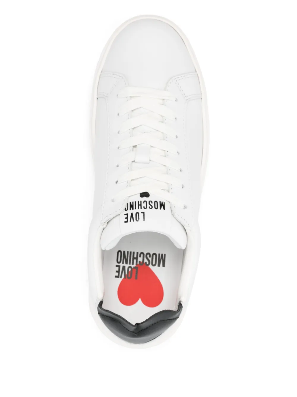 Love Moschino heart-motif sneakers White