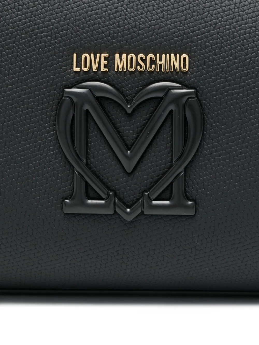Love Moschino Heuptas met logoplakkaat Zwart