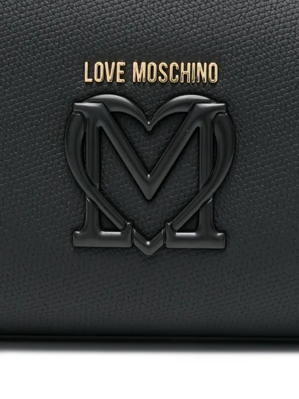 LOVE MOSCHINO レディースバッグ ブラック ロゴプレート Love Moschino ロゴプレート ハンドバッグ | ブラック | FARFETCH JP