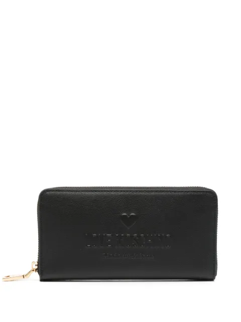 Love Moschino embossed-logo wallet