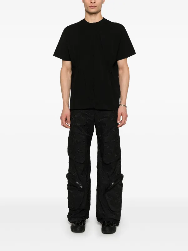 【関税込み】HELIOT EMIL ブラック Petrichor Tシャツ HELIOT EMIL Petrichor T-shirt | Black | FARFETCH ID