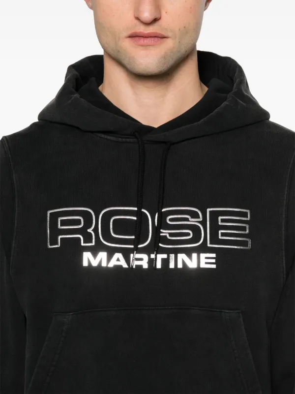 ROSE MARTINE フード付きオーバーサイズパーカー 黒 ROSE MARTINE フード付きオーバーサイズパーカー 黒 【公式通販】
