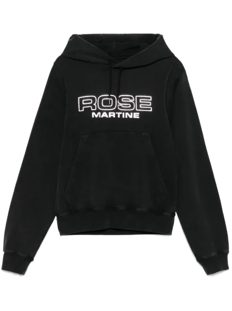 Martine Rose raised-logo hoodie