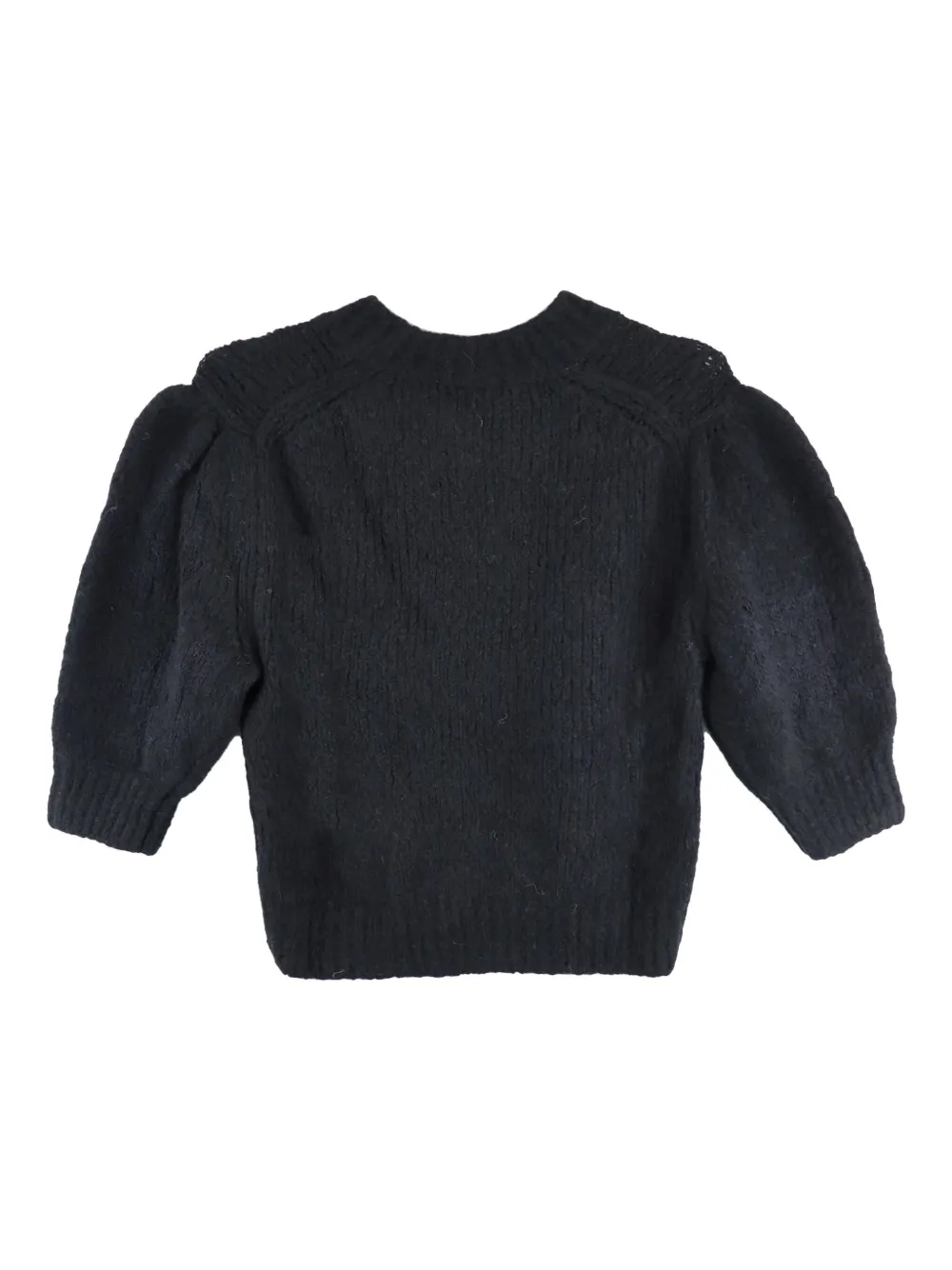 Cecilie Bahnsen Vienne knitted top - Zwart