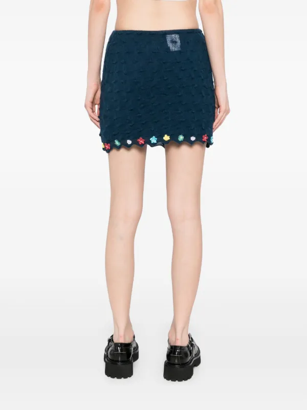 YANYAN KNITS ニットスカート セット | ブルー | FARFETCH JP