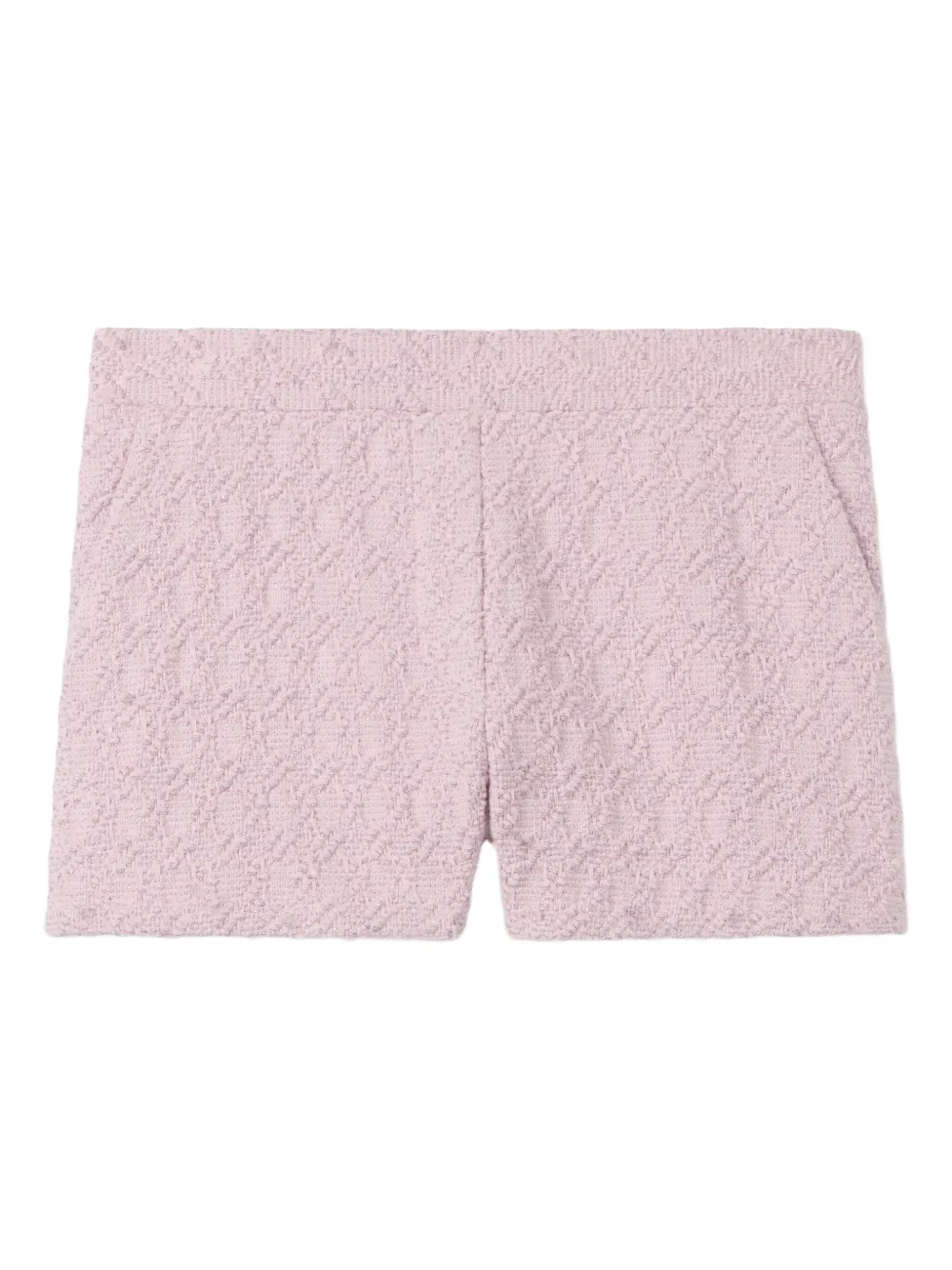 honeycomb-knit shorts