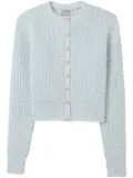 St. John crochet-knit cardigan - Blue