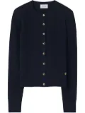 St. John fine-ribbed cardigan - Blue