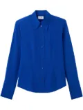 St. John crepe-de-chine shirt - Blue