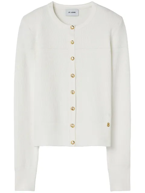 St. John fine-ribbed cardigan