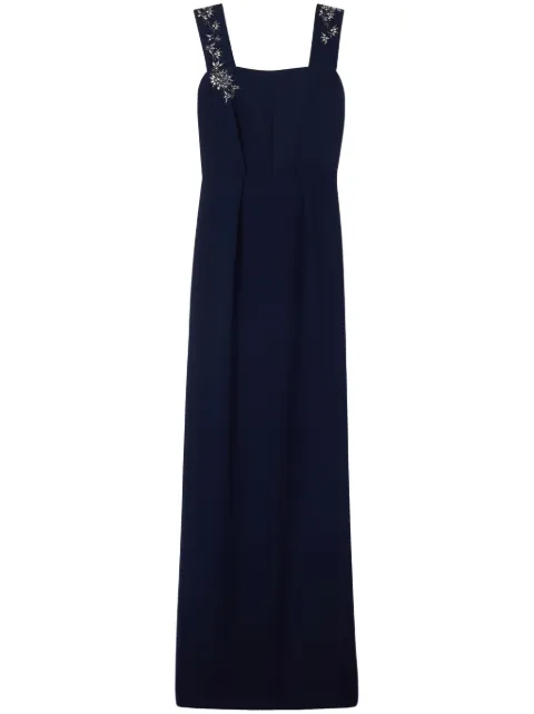 St. John vestido con aplique floral