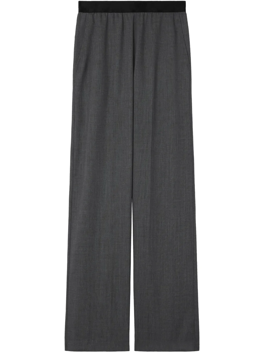 elasticated-waist palazzo pants