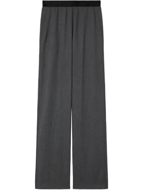 St. John pantalones palazzo con pretina elástica