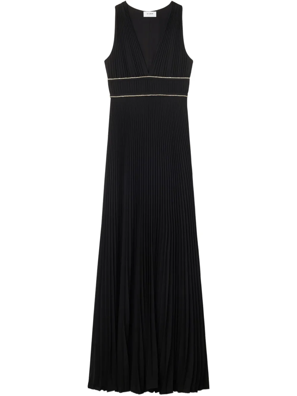 pleated Italian gown