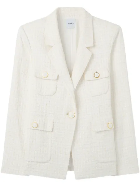 St. John chamarra de tweed con botones