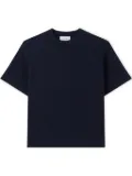 St. John ribbed-trim T-shirt - Blue
