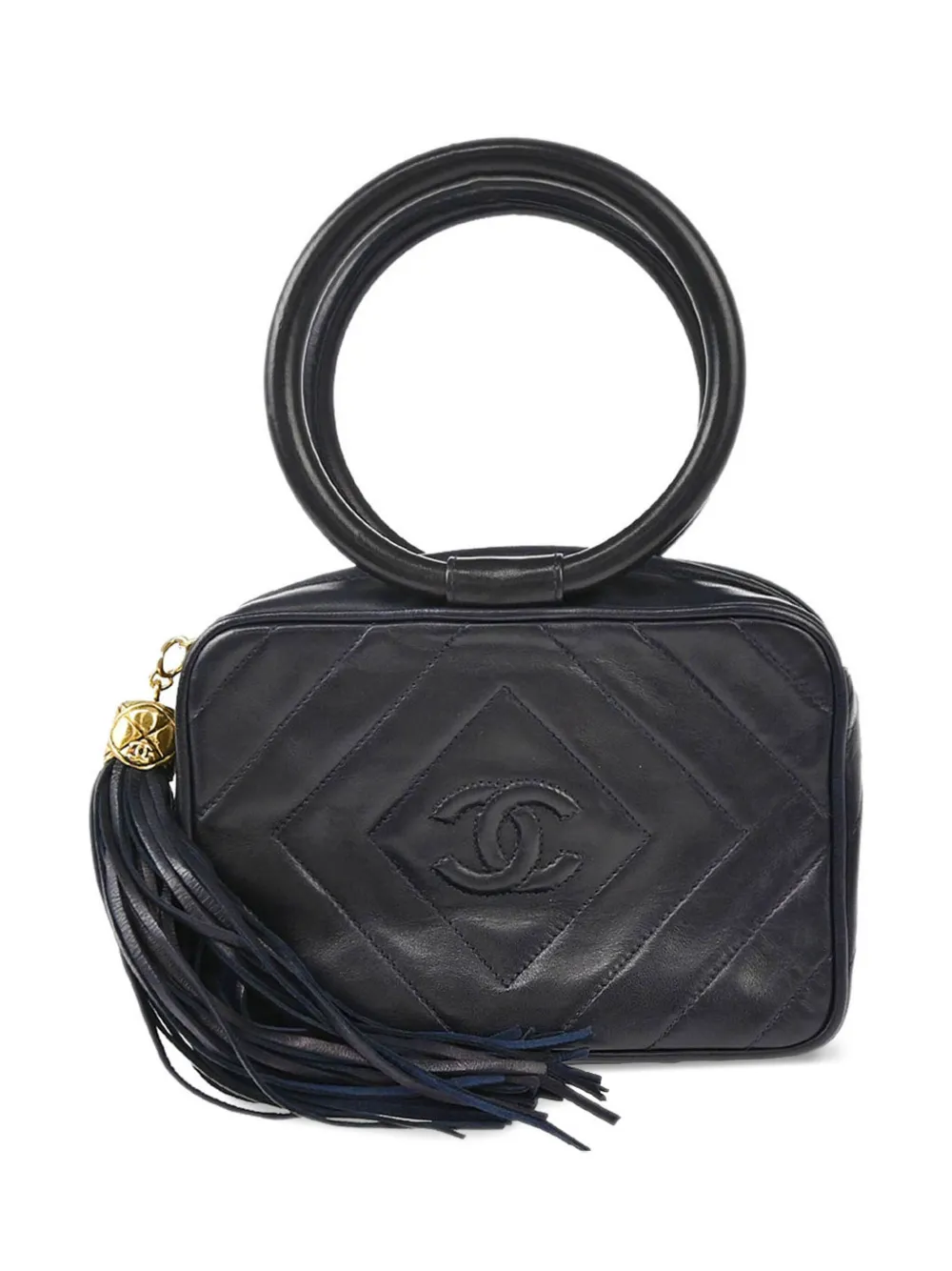 CHANEL Pre-Owned 1990 Fringe handbag | Black | Image 1