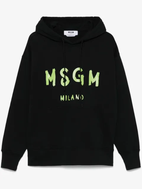 MSGM logo-print hoodie