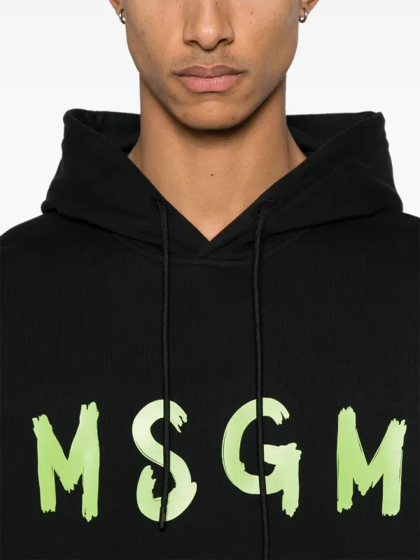 MSGM ロゴ パーカー | ブラック | FARFETCH JP