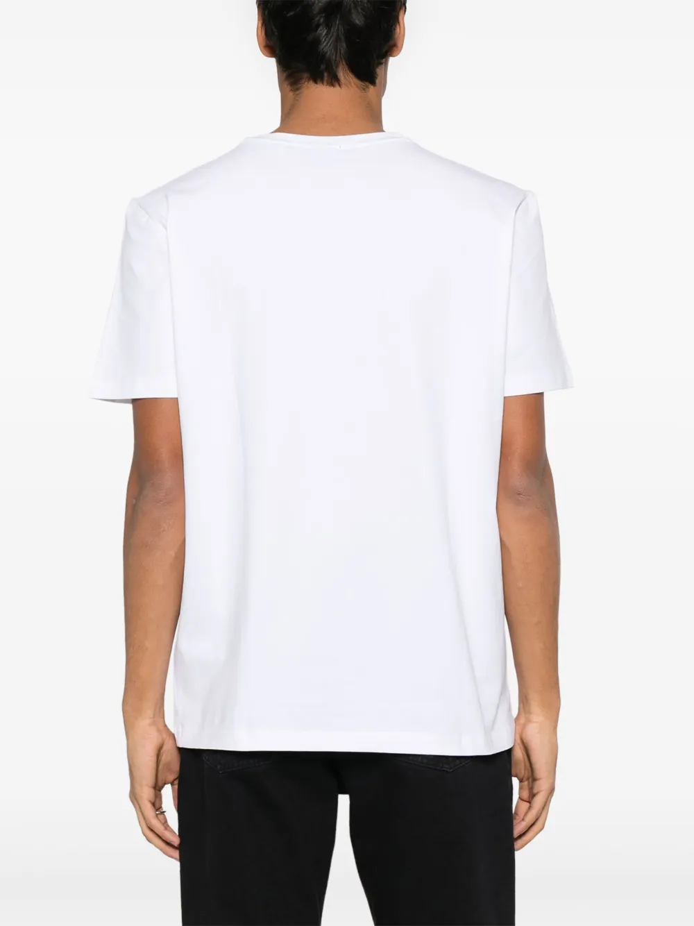 BOSS T-shirt met logoprint Wit