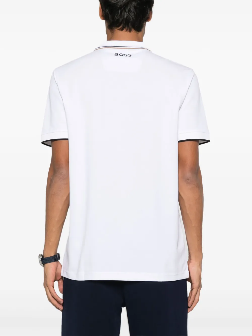 BOSS Paddy poloshirt Wit