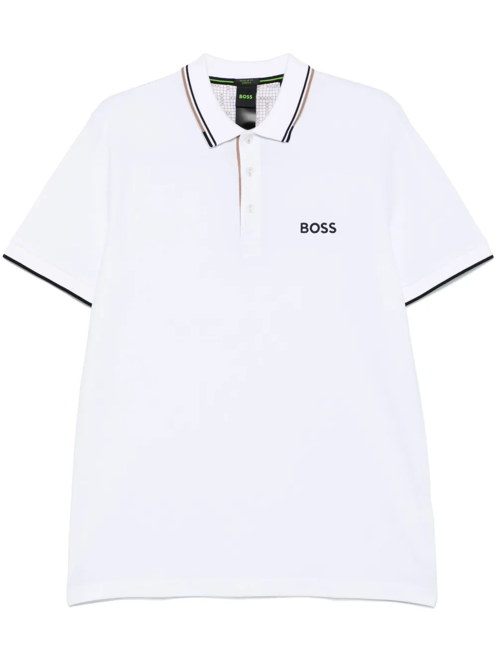 BOSS Paddy poloshirt Wit