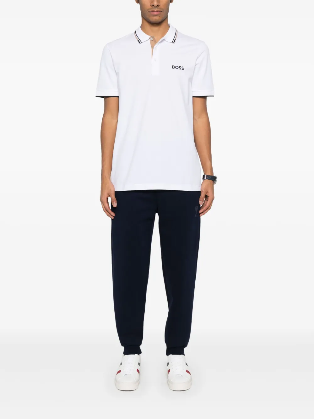 BOSS Paddy poloshirt - Wit