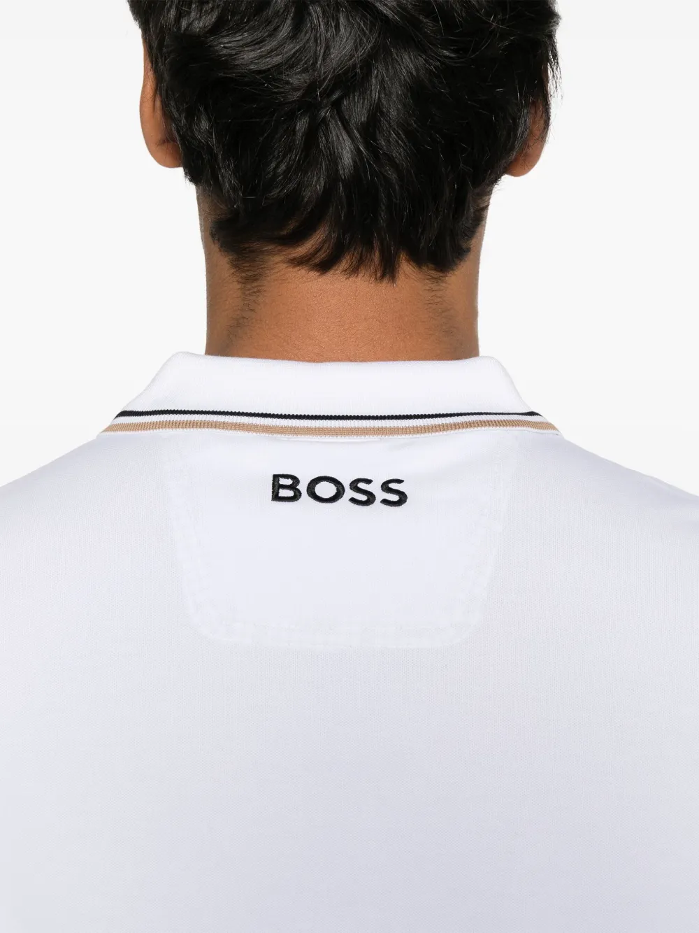 BOSS Paddy poloshirt Wit
