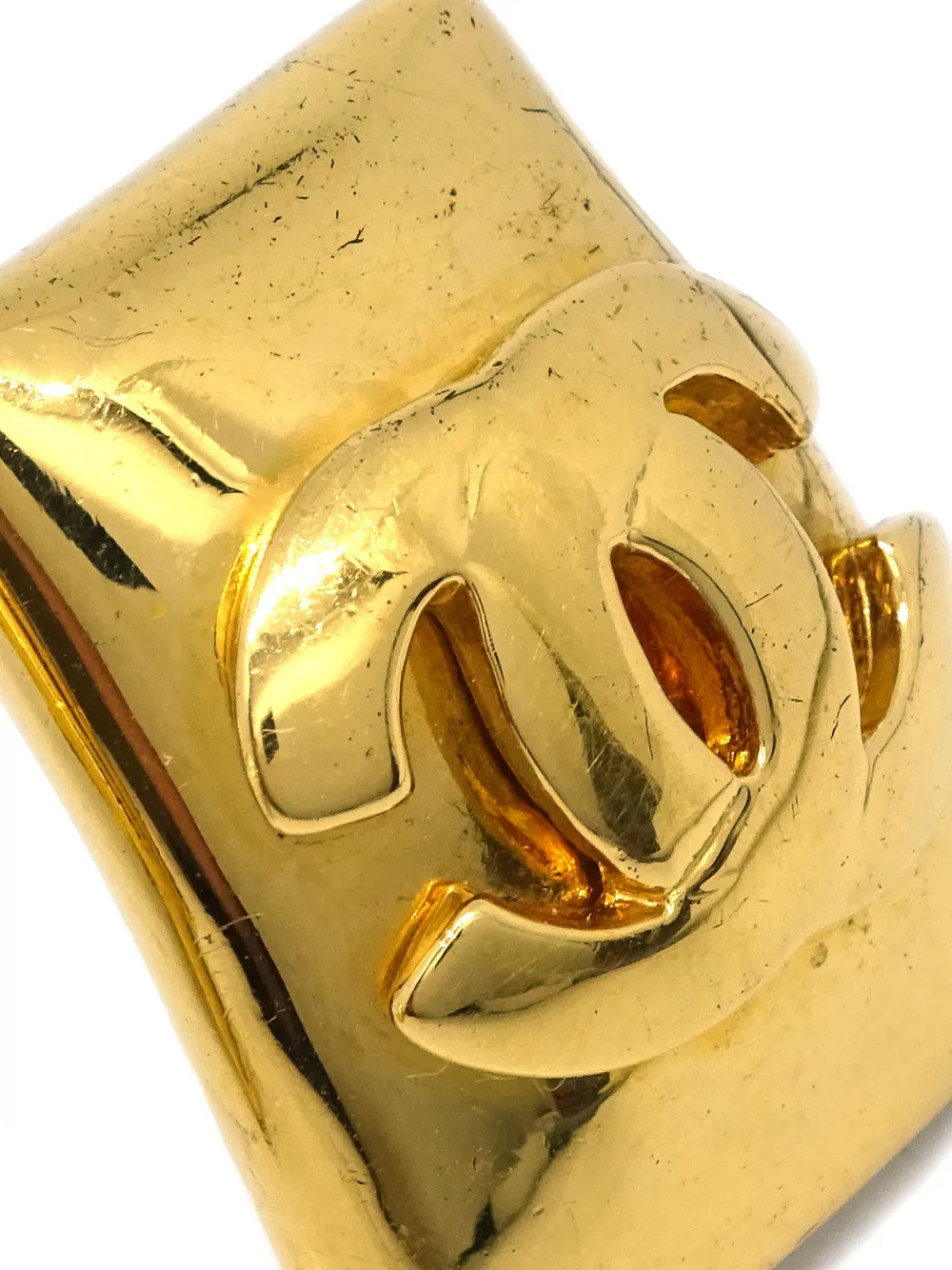 CHANEL Pre-Owned 1997 CC clip-on earrings | Image 2
