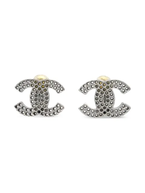 CHANEL Pre-Owned 2003 CC clip-on earrings