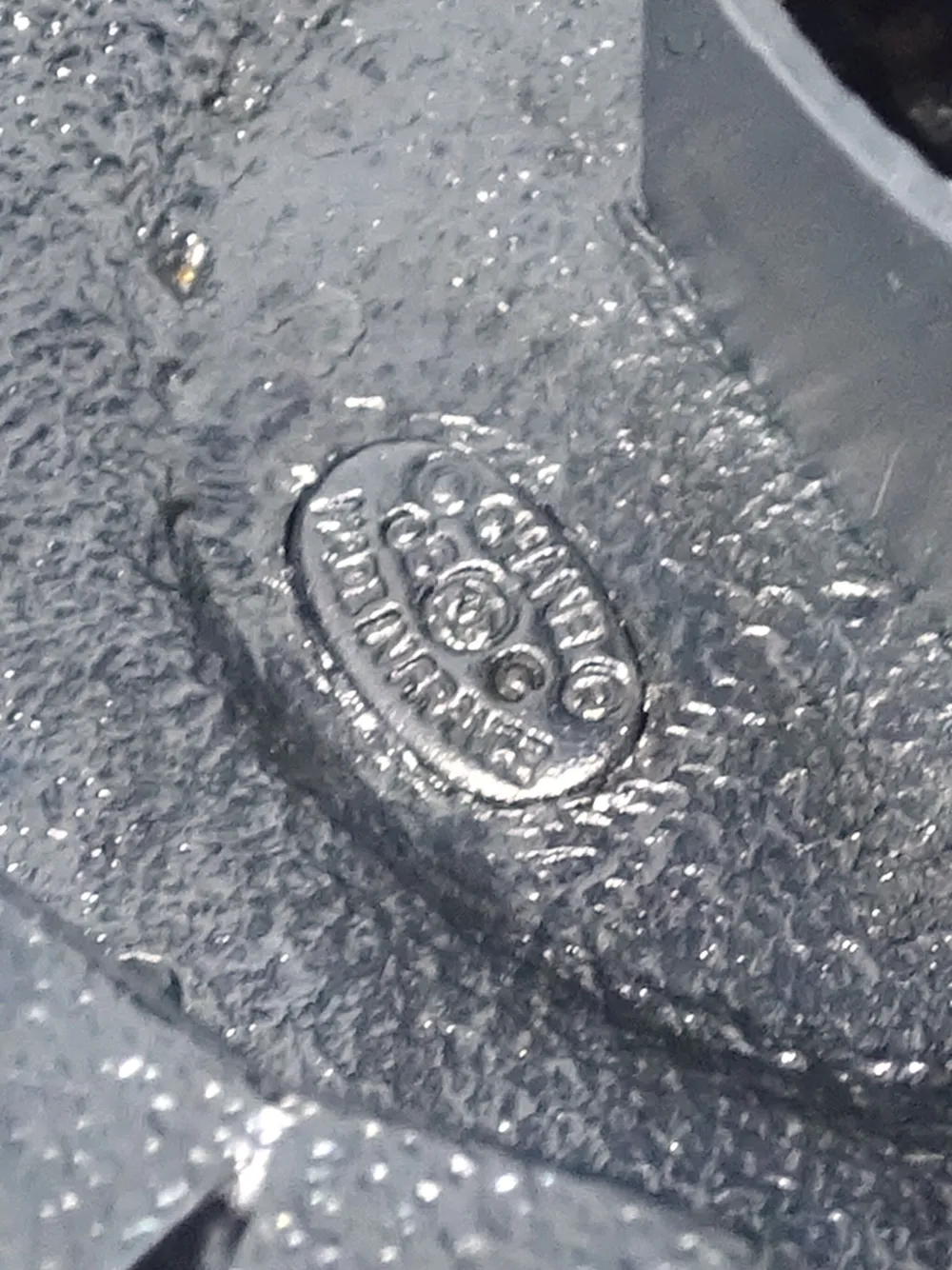 Pre-owned Chanel 2017 Rhinestone Ring In Silver