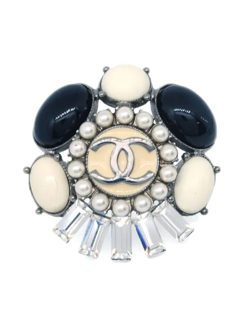 CHANEL Pre-Owned 2017 rhinestone ring