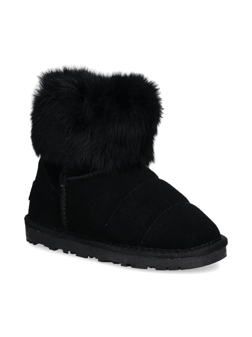 Patrizia Pepe faux-fur trim boots Black