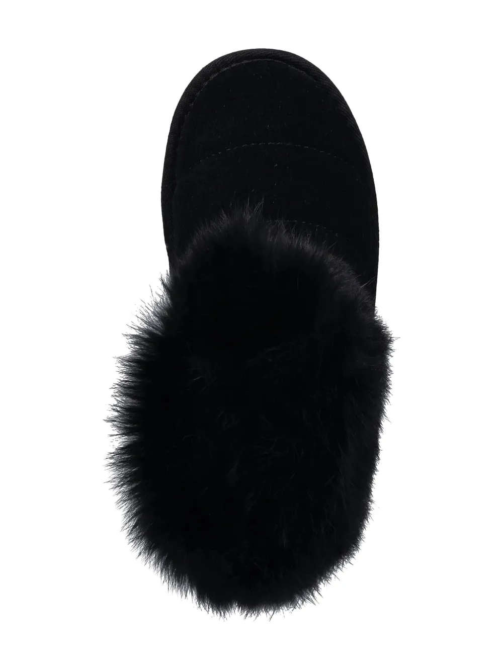 Patrizia Pepe girl faux-fur trim boots Black