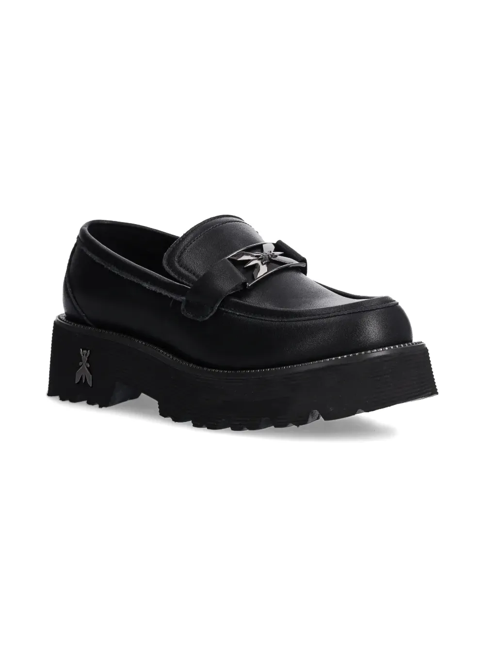 Patrizia Pepe leather loafers Black