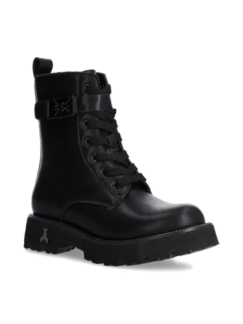 Patrizia Pepe girl botines con placa del logo