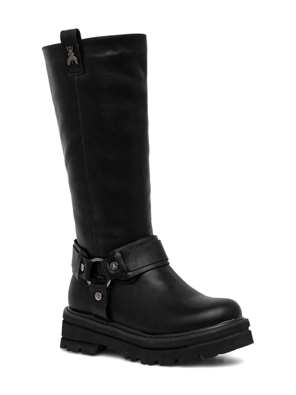 Patrizia Pepe leather boots Black