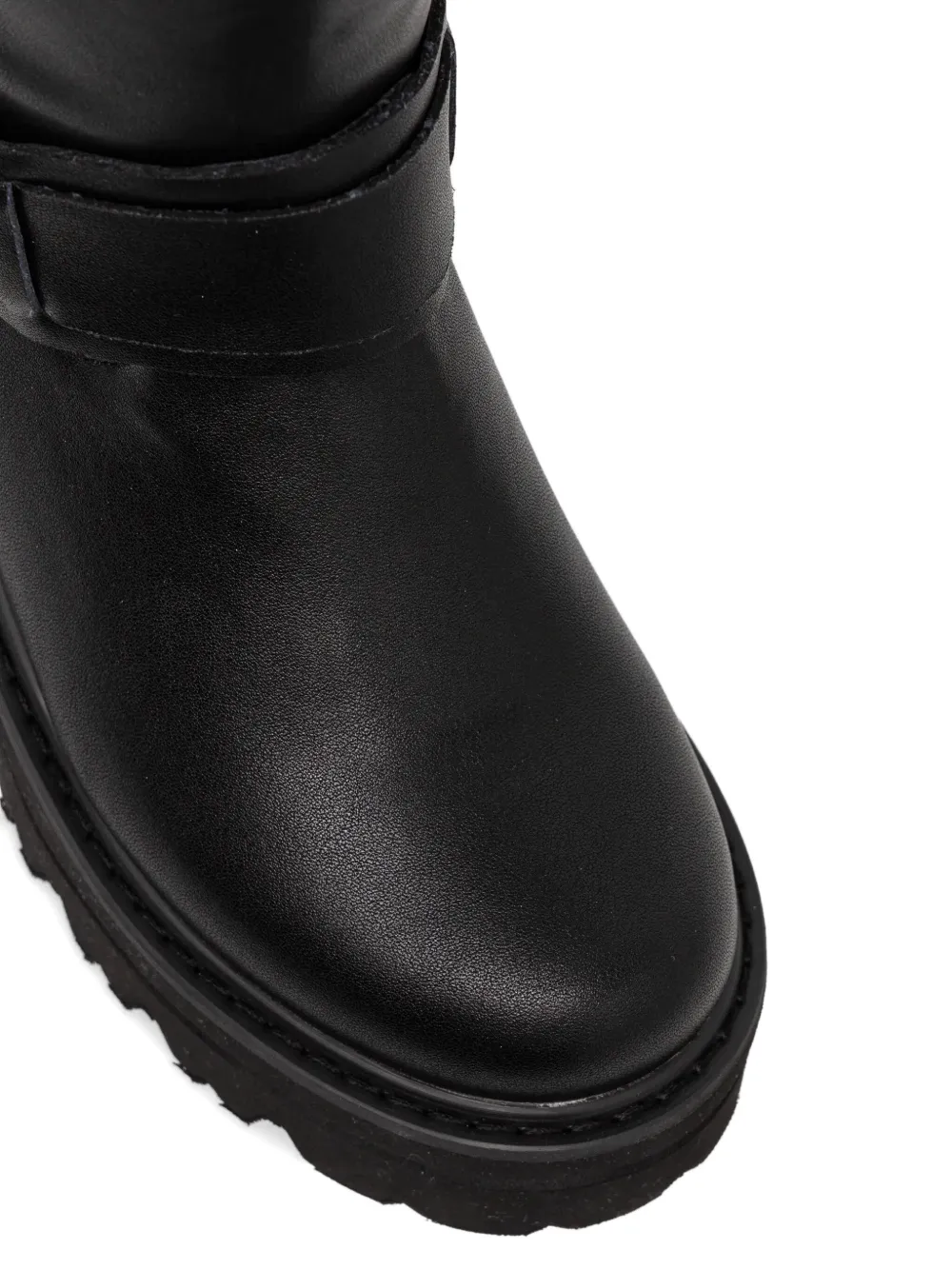 Patrizia Pepe girl leather boots Black