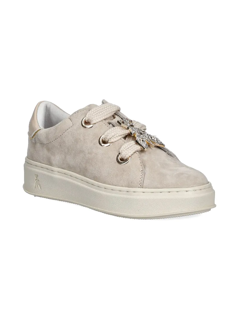 Patrizia Pepe suede sneakers Neutrals