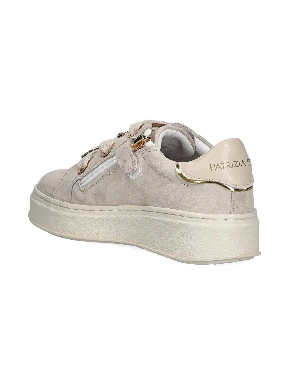 Patrizia Pepe girl suede sneakers Neutrals