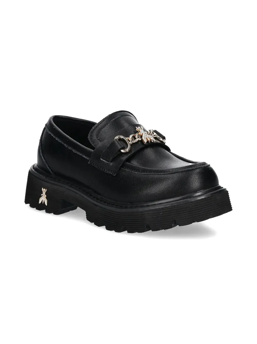 Patrizia Pepe leather loafers Black