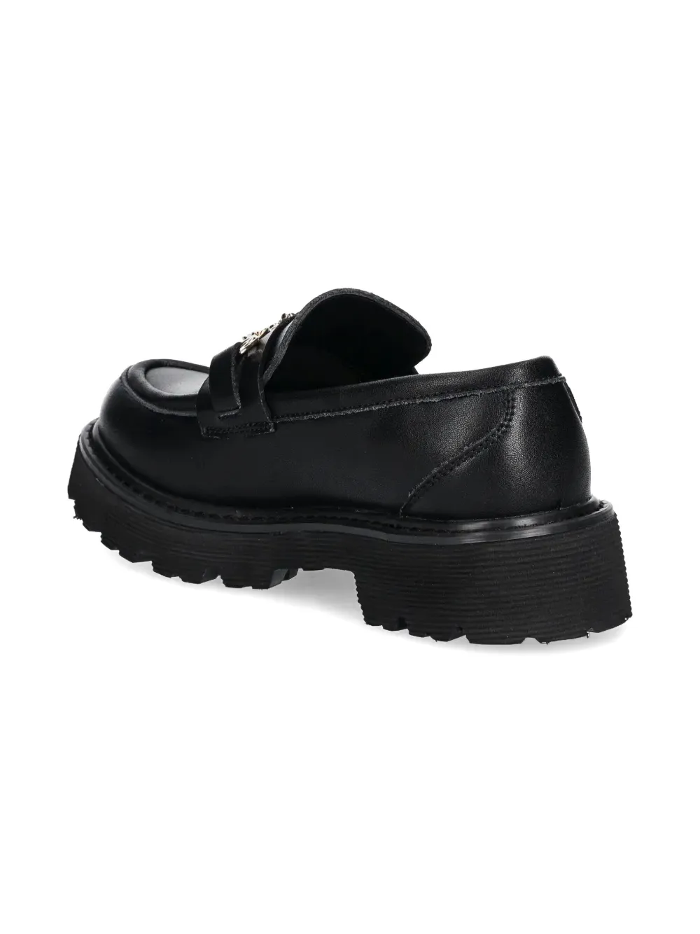 Patrizia Pepe girl leather loafers Black