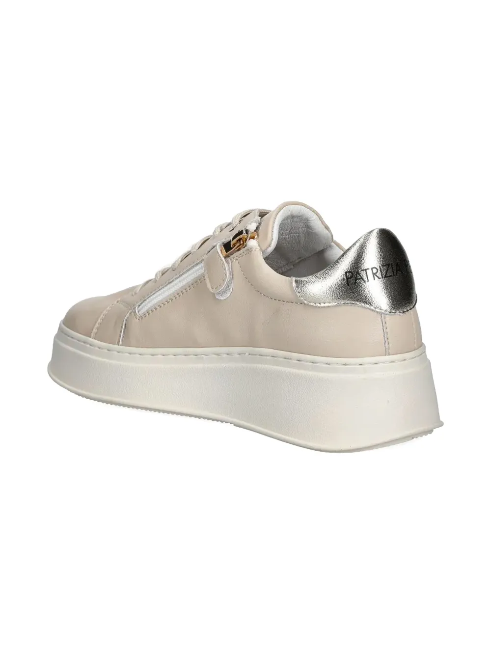 Patrizia Pepe girl logo-plaque sneakers Neutrals