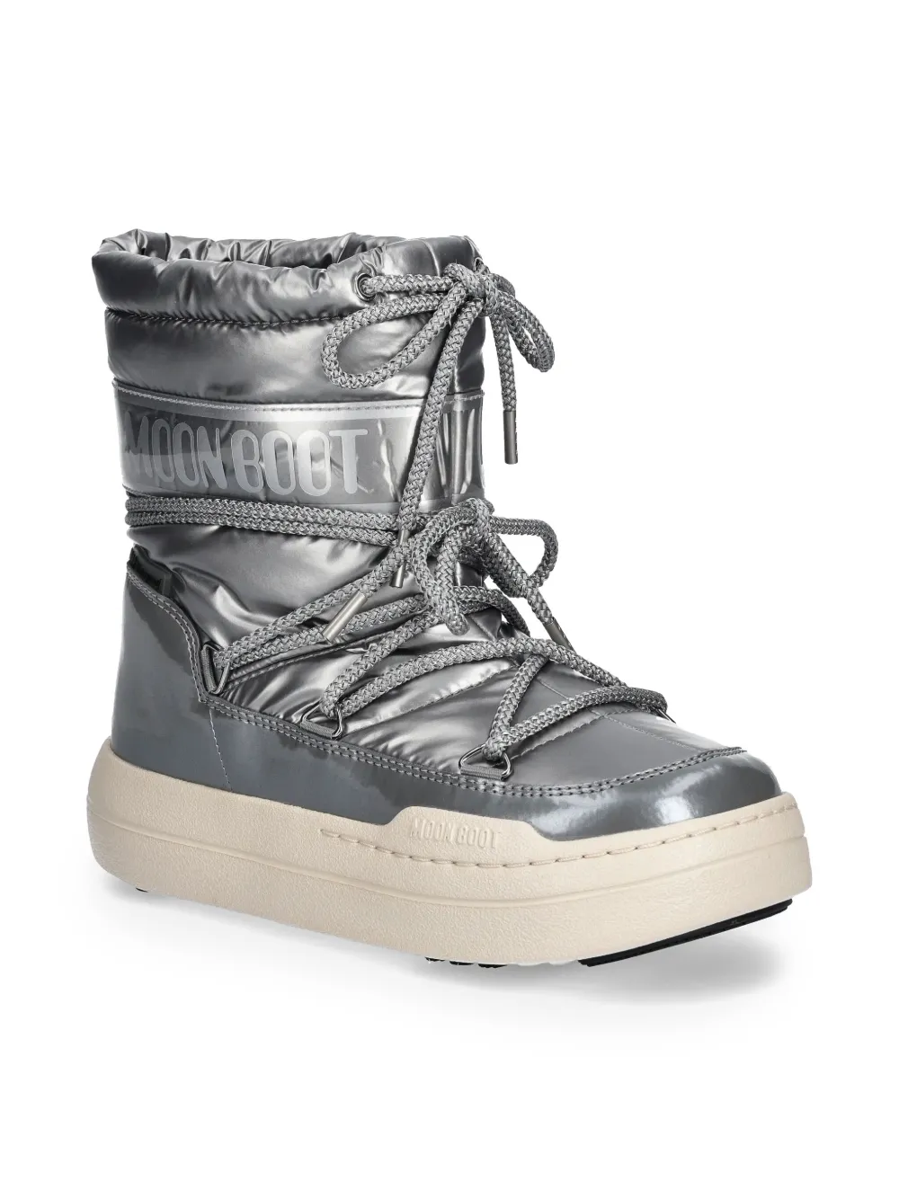 Moon Boot Kids' Park Boots In Silver